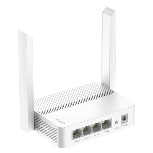 Cudy WR1200E 300 Mbps/2,4 GHz 867 Mbps/5 GHz Antenne 4 x 5 dBi 4 ports Routeur Wi-Fi double bande (série AC1200)