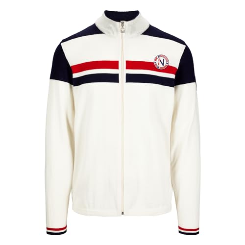 Dale of Norway Mount Stello Men’s Cardigan - Wool Sweaters for Men - Slim Fit