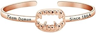 Team Salvatore/Damon/Stefan Since 1864 Teeth Bracelet Vampire Fandom Gift for Vampire Girls