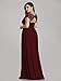 Ever-Pretty Womens Plus Size Long Maxi Formal Dance Evening Dresses Burgundy US 20
