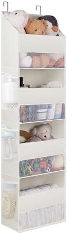 GRANNY SAYS Over The Door Organizer, 4-Shelf Behind The Door Stor...