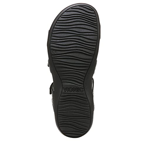 Vionic Women's Women's Rest Amber Backstrap Sandal - Ladies Adjustable Walking Sandals with Concealed Orthotic Arch Support4