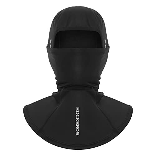 Cagoule de vélo homme polaire élastique respirant avec trous de lunettes