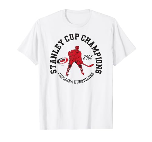 Carolina Hurricanes Stanley Cup Champions 2006 White T-Shirt