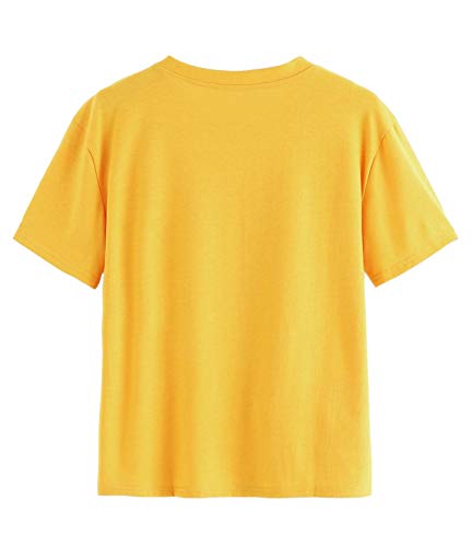 Image of Fabricorn Plain Printed Cotton Tshirt for Women