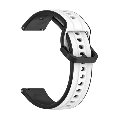 SRMVRNKNNK �V���R�����E�H�b�`�X�g���b�v�AFit For Garmin Fit For Venu 3�p�A2�o���h�AFit For Forerunner 265 255 245�p�A�~���[�W�b�N�u���X���b�g�x���g(White,22mm Wristba
