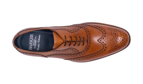 BARKER Bladen Men's Handmade Leather Brogue Oxford Dress Shoes – Premium Formal Footwear for Men3