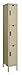 Hallowell UEL1258-3PT Parchment Steel DigiTech Electronic Access Locker, 1 Wide with 3 Opening, Triple Tier, 12" Width x 78" Height x 15" Depth, Knock Down