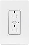 Eaton RFTR9505-TAW Tamper Resistant Z-wave Split Control Duplex Receptacle, Alpine White