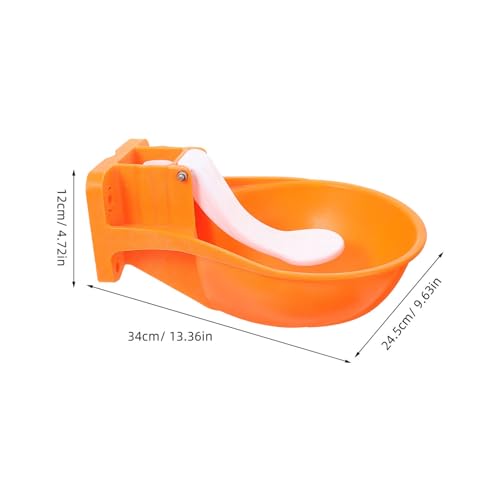 SUPVOX Tigela De Água Automática: 1 Conjunto De Água Potável Para Cavalos Grande Dispensador De Plás