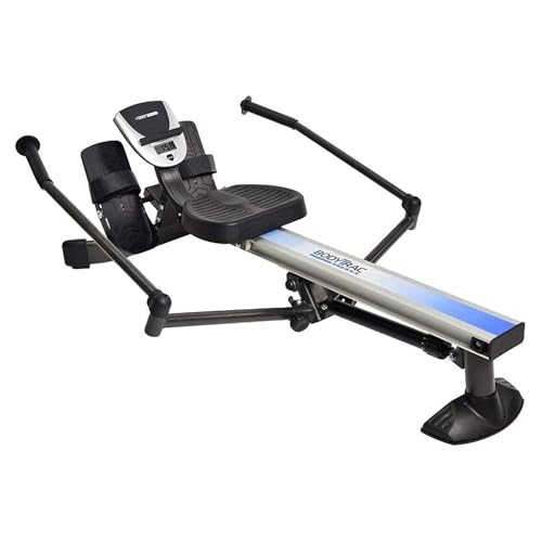Stamina Produtos BodyTrac Glider 1060 Máquina de remador de fitness com resistência hidráulica, azul