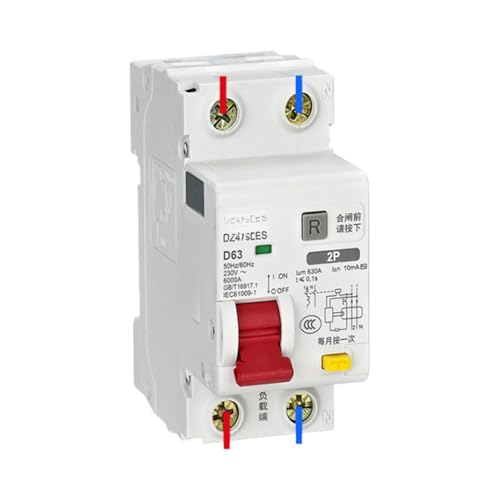 Disjoncteur 2P 40A haute sensibilité pour couper les surcharges