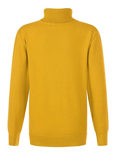 JEATHA Boys Girls Warm Ribbed Pullover Sweater Long Sleeve Turtleneck Cable Knitted Shirts Thermal Tops2