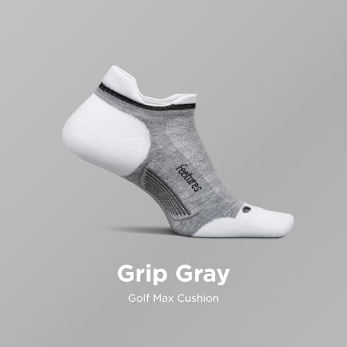Image of Feetures Elite Golf Max Cushion Tab Ankle Socks - Sport Sock with Targeted Compression