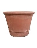 JARRON ARTESANAL - Hecho a mano con arcilla toscana, el maceta terracota es un producto de calidad que se adapta a ambientes exteriores e interiores de todo tipo y estilo