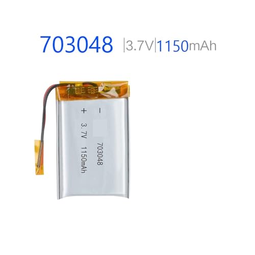 Batería 703048 de 3.7V y 1150 mAh recargable de litio para dispositivos electrónicos 2