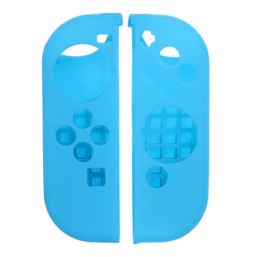 COOLBABY Housing Shell Case Cover + Middle Battery Plate Bracket Replacement for Nintendo Switch Joy-con (Blue