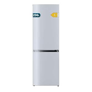 Cecotec Frigorífico Combi Integrable 270 L Bolero CoolMarket Combi BI-S DF 270 E, Clase Energética E, Defrost, Puerta deslizante, Cajones y estantes cristal templado, Crisper Box, 177 x 54 cm