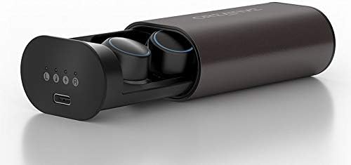 Creative Outlier Air TWS True Wireless Sweatproof Earphones, Bluetooth 5.0, aptX/AAC, Long Battery Life 30hrs Total, 10hrs Per Charge, Graphene Driver, Dual-Voice Calls, Siri/Google Assistant (Black)