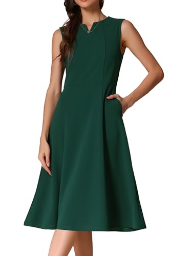 Robe trapèze verte col en V fluide : le secret pour affiner la silhouette