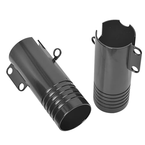 Soufflets d'amortisseur cache-tubes fourche inférieurs noirs Harley V-Rod - 5