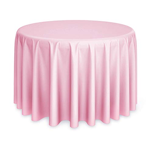 Light Pink Tablecloth The Perfect Choice For a Round Table