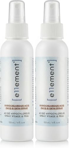 Image of e11ement Hypochlorous Acid Spray for Skin, HOCl Facial Mist & Body Spray, Skin Cleanser for Face, Acne Prone & Sensitive Skin, Fragrance Free, All Skin Types & All Ages (4 oz) (Pack of 2)