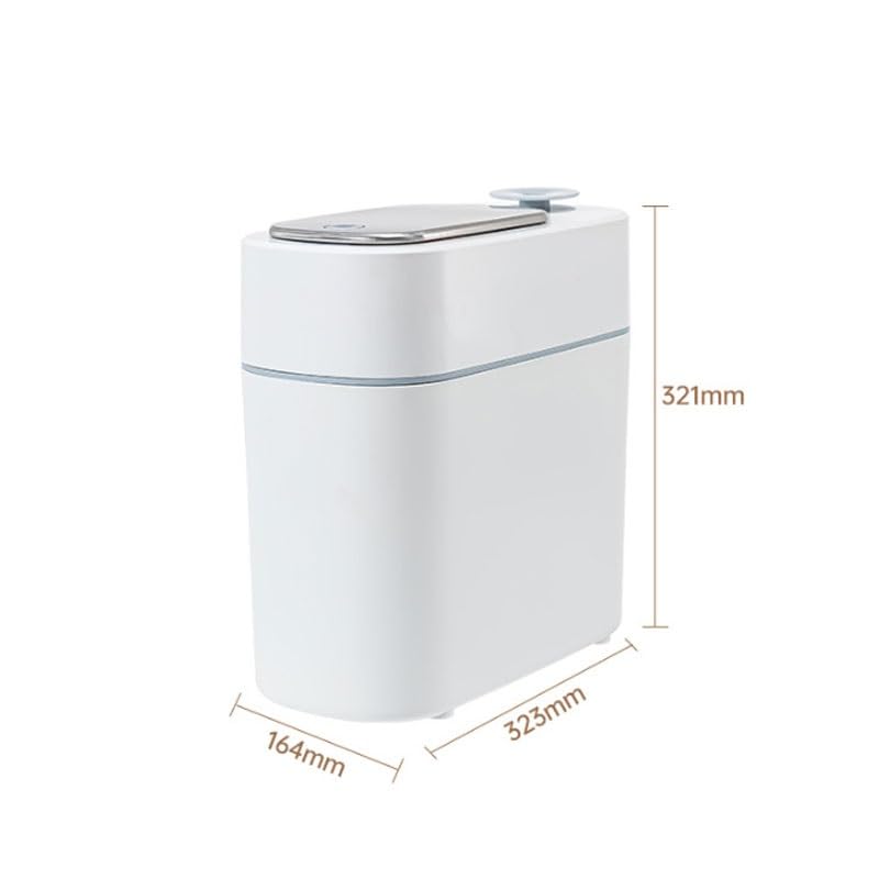 PP Material Trash Can for Home Use Kitchen Bathroom Bedroom Garbage