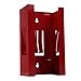 Magnetic Glove Box Holder Organizer-Red Wall Mount Dispenser, for Latex, Nitrile, Plastic Shop Gloves and Tissue Boxes