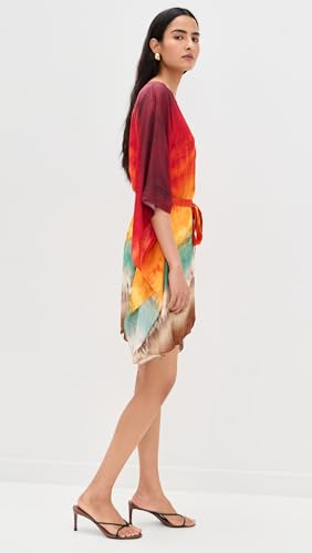 alice + olivia Women's Marva Belted Mini Caftan4