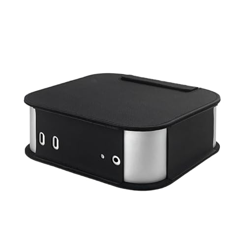 Durabilidad PU Funda protectora para computadora de escritorio pequeña, ligera, disipación de calor, organizador de viaje para computadora de escritorio