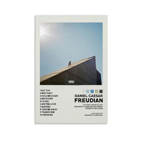 verimp Daniel Poster Caesar Freudian Music Album Poster Decorative Painting Canvas Wall Posters And Art Picture Print Modern Family Bedroom Decor Posters 12x18inch(30x45cm)