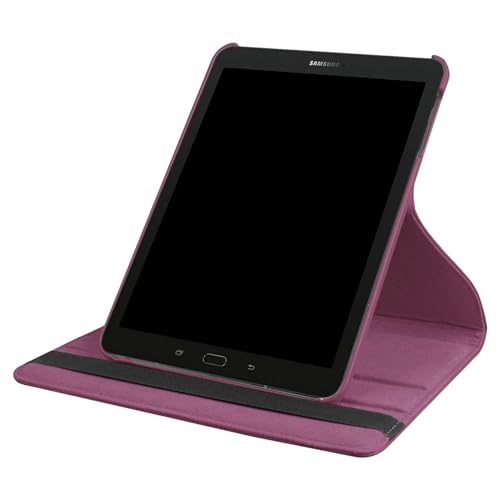Image of M Cart 360 Degree Rotating Leather Case Cover for Samsung Galaxy Tab S3 9.7 inch (SM-T820 /T825 /T827) 2017 Release (Purple)
