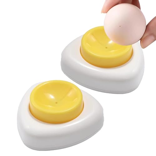 2 Pack Egg Piercer | Magnetic Egg Pricker for Boiling Eggs | Retractable Pin Design Egg Shell Opener with Safety Lock | No Messy Easy Egg Punch Opener Tool for Hard Boiled Eggs