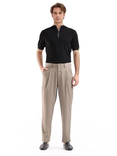 Image of Rare Rabbit Relaxed fit Plain Trouser
