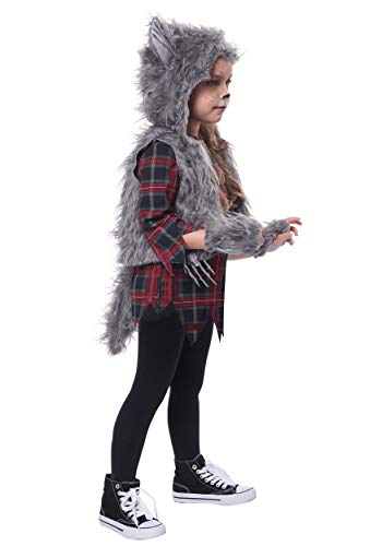 Girl's Wee-Wolf Costume Medium #TOP1