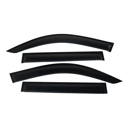 Derivabrisas Deflectores Viento Laterales para Toyota para Prado 120 2003-2021 para Land para Cruiser FJ120 protección Solar contra Lluvia, Visera para Ventana
