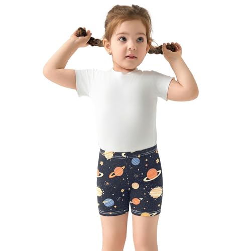 Girls Bike Shorts Super Soft Athletic Cartwheel Biker Dance Shorts for Girls 4-10 Years3