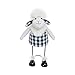 Gallerie II Curly Lamb Bobble Figure White