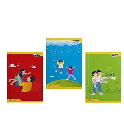WRITE ON WHITE Combo Pack Of NIHAR Jumbo Long Notebook | Soft Bound Notebook Journal for Personal, Office, School and College use | Premium covers With Smooth Pages | Set Of 3 (300 PAGES) (B0DJ342NVW) Amazon Price History, Amazon Price Tracker