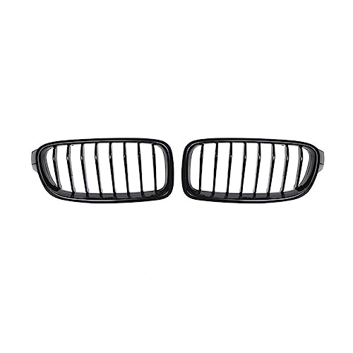 Grilles Calandre en ABS Noir Brillant Haute Résistance pour BMW F30 F31 2 Pièces