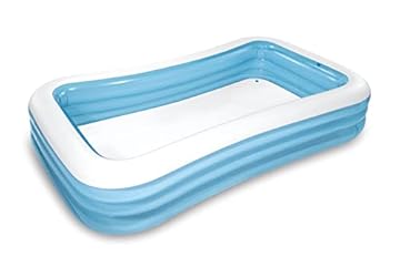 Intex 58484NP - Piscina Gonfiabile Family, Vinile, Azzurro/Bianco, 305x183x56 cm
