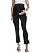 CFRTMTBB Maternity Pants for Work Over Belly Bootcut Dress Pants Stretchy Pregnancy Business Casual Trousers with Pockets (Black,XL)