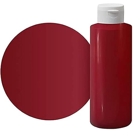 Pigment Red 4 Oz, Solid Color, Liquid Dye Paint-Opaque Resin, Epoxy for...