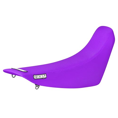 Enjoy Mfg Seat Cover - Compatible Fit for 1995-2007 Kawasaki KDX200 / KDX220 / KDX 200 / KDX 220_#85 Logo (All Purple Standard)