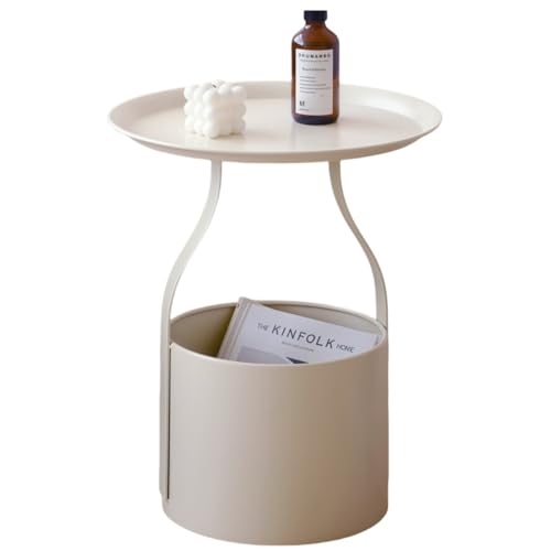 Table d'appoint Double avec Panier anti-chute petits espaces - 2