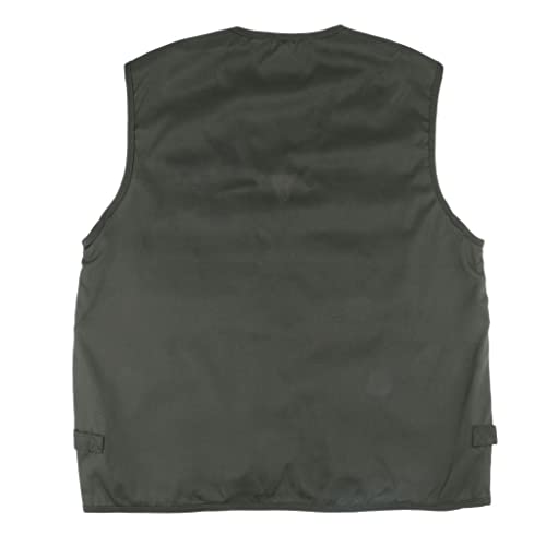 Chaleco de pesca ligero y resistente PciDinFo multibolsillos transpirable para camping 4