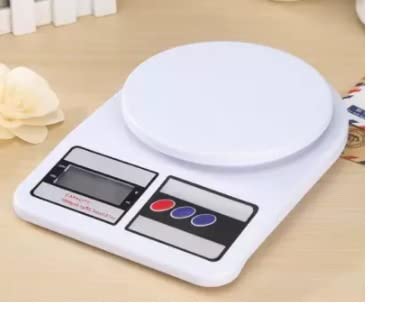 VIDHATA Digital Kitchen Weighing Machine Multipurpose Electronic Weight Scale with Backlit LCD Display for Measuring Food, Cake, Vegetable, Fruit (10kg)