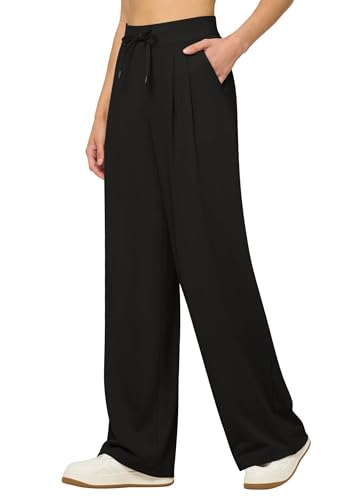Willit Women's Dress Pants Wide Leg Stretch Work Pants Business Casual Pull On Slacks with Pockets Curvy Fit 28' 30" 32"2