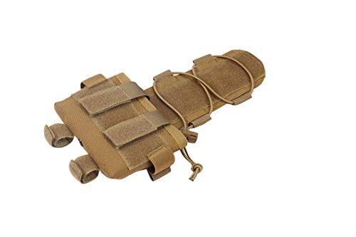 Wolfslaves Helmet Battery Pouch Mk2 Helmet Battery Pouch Counterweight 600D Nylon Helmet Battery Bag For Shooting, Cycling, Hiking, Camping,Coyote Brown #TOP1